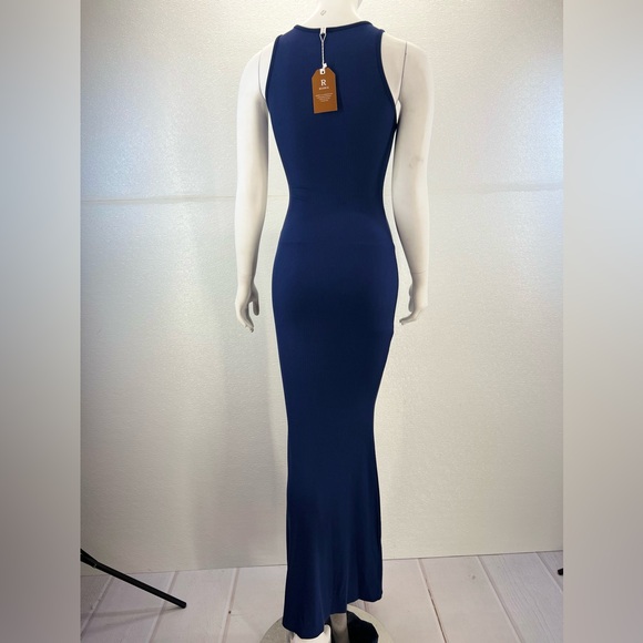 Women's Basic Summer Sexy Lounge Tank Long Dress Elegant Sleeveless Halter Neck - Picture 10 of 17